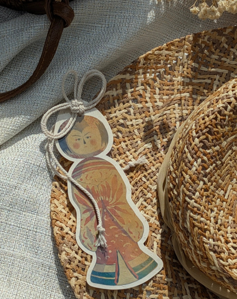 Marque page "Poupée Kokeshi" - Lucane Studio