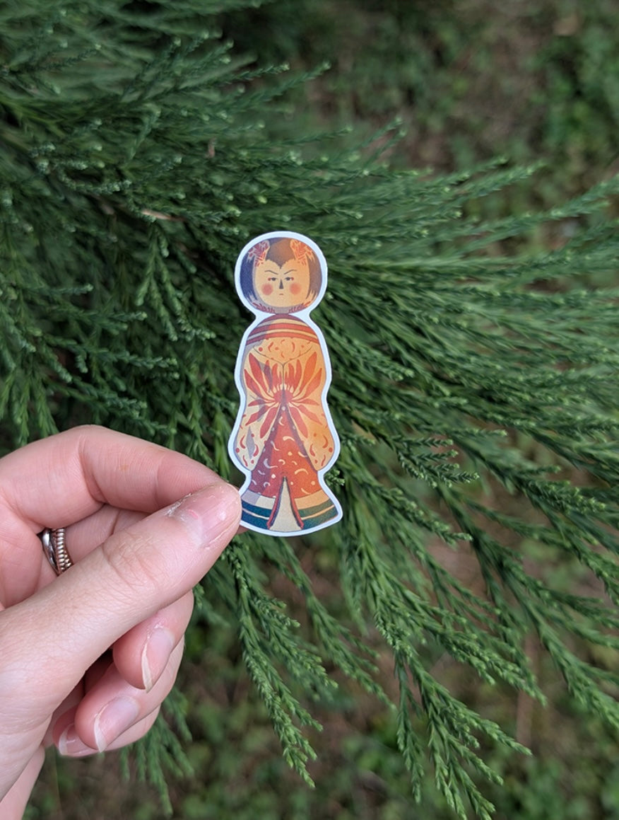 Sticker "Kokeshi" - Lucane Studio