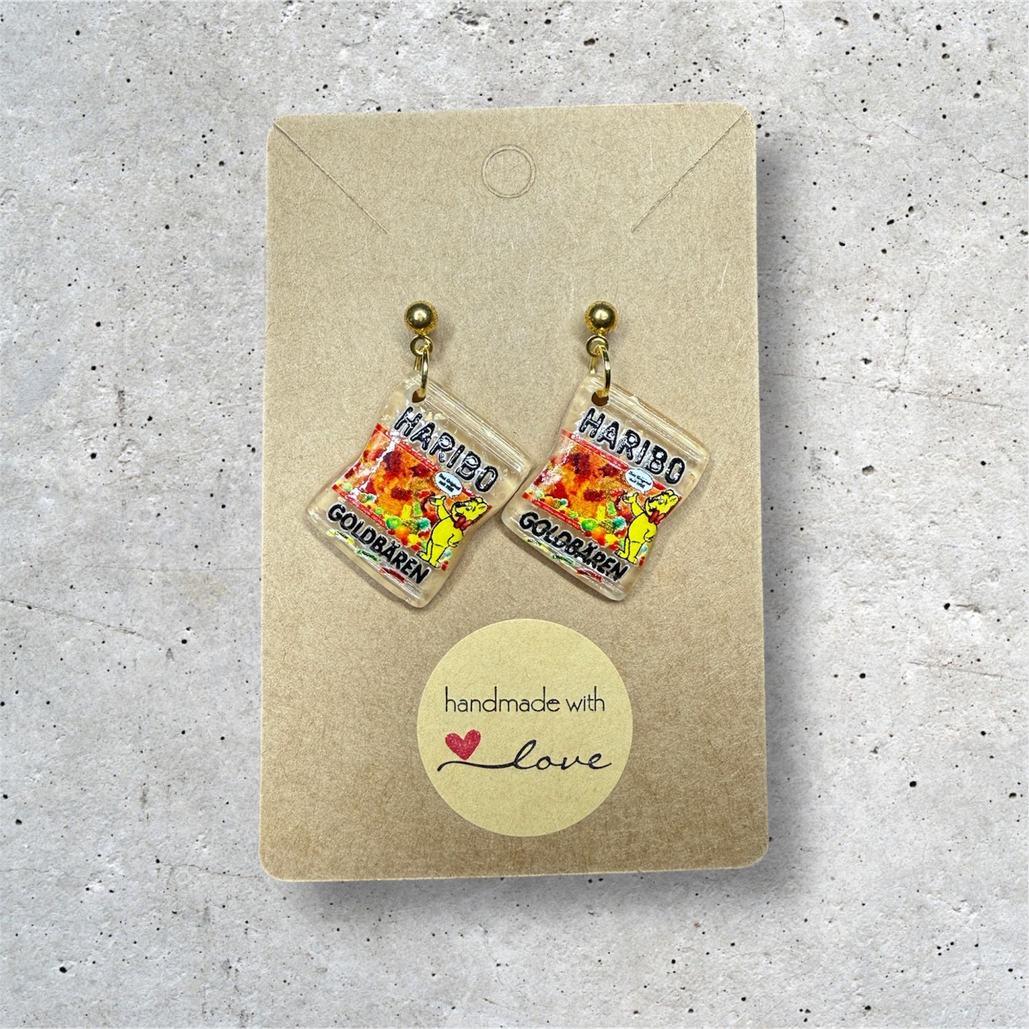 Boucles d’oreilles « Haribo » – Pièce unique