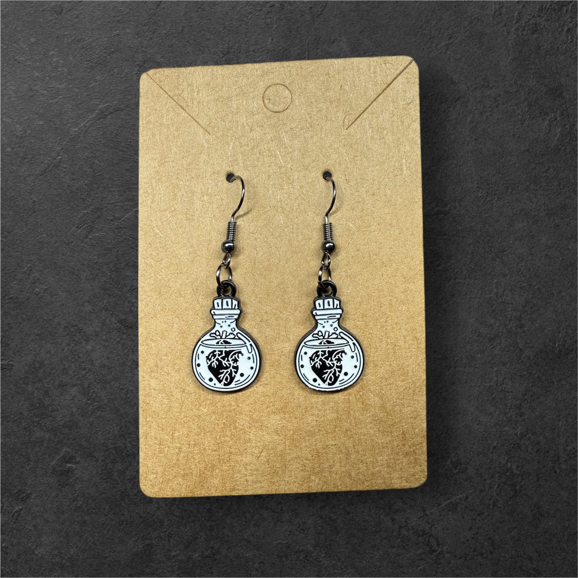 Boucles d’oreilles « Potion magique » – Pièce unique