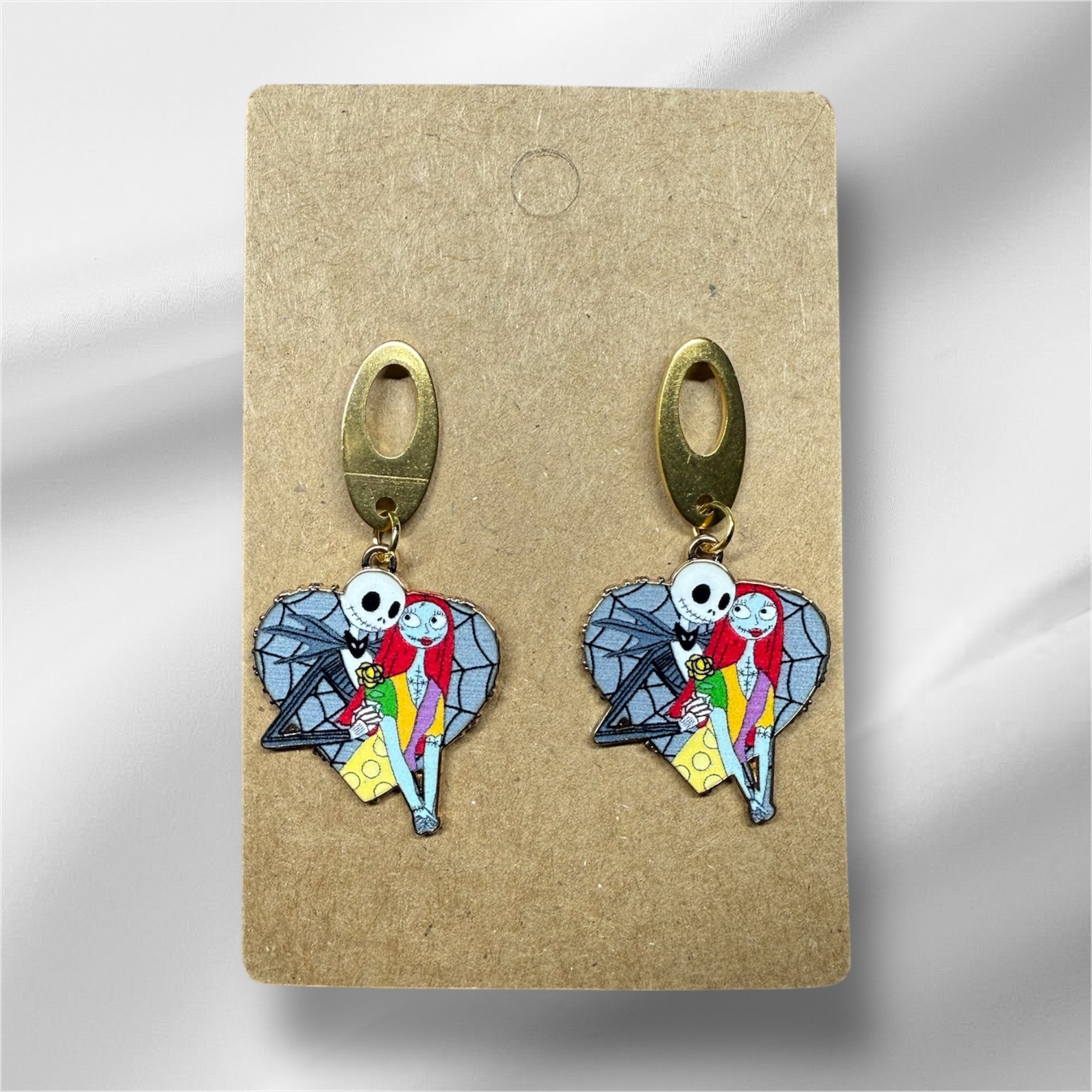 Boucles d’oreilles « Mr Jack » / pièce unique