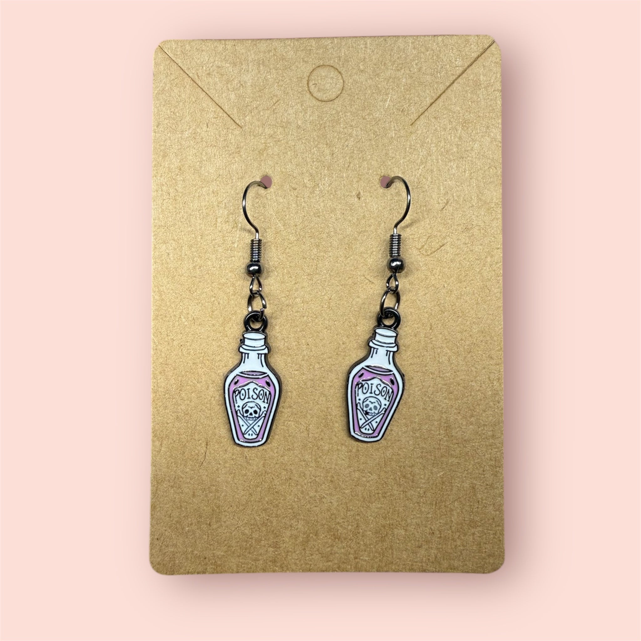 Boucles d’oreilles “Poison” / pièce unique