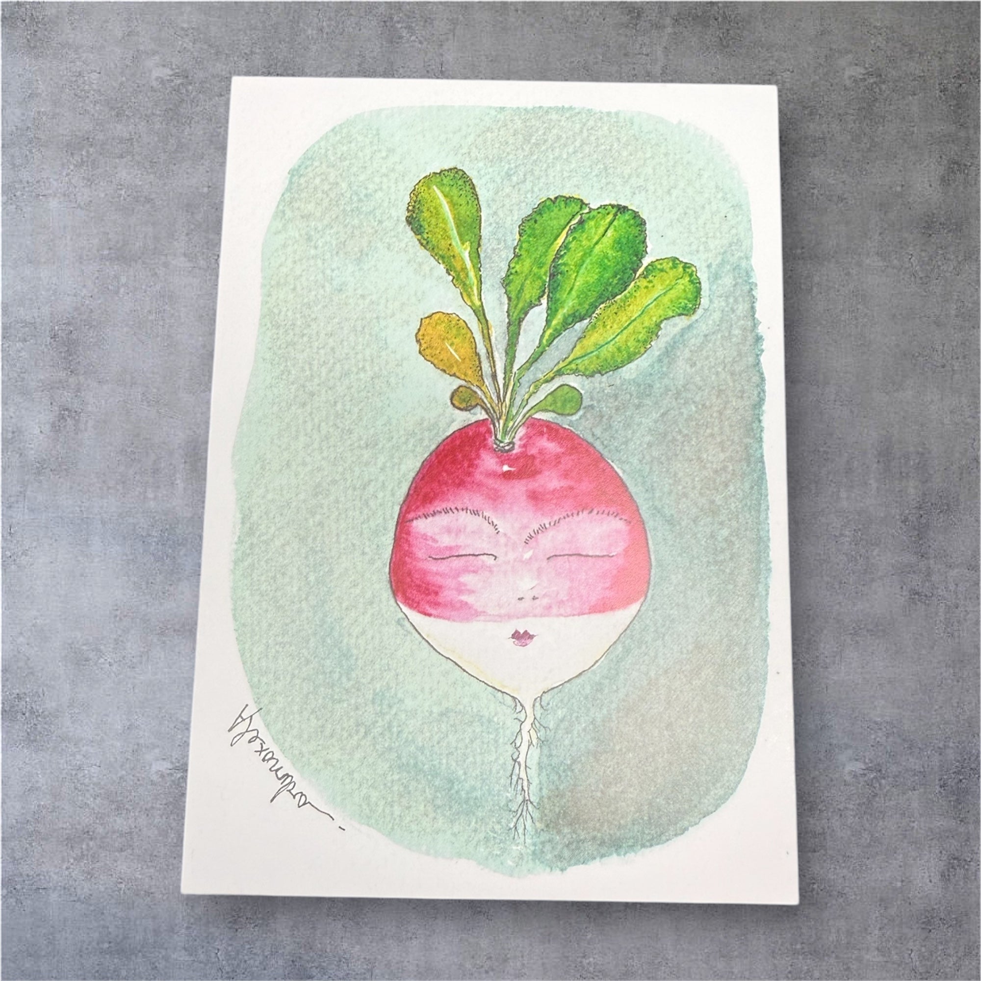 Carte postale – Print aquarelle par Alexandra 🎨