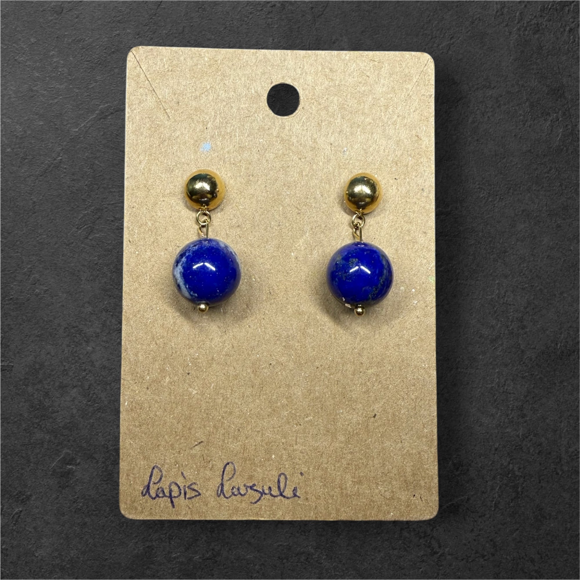 Boucles d’oreilles Lapis Lazuli