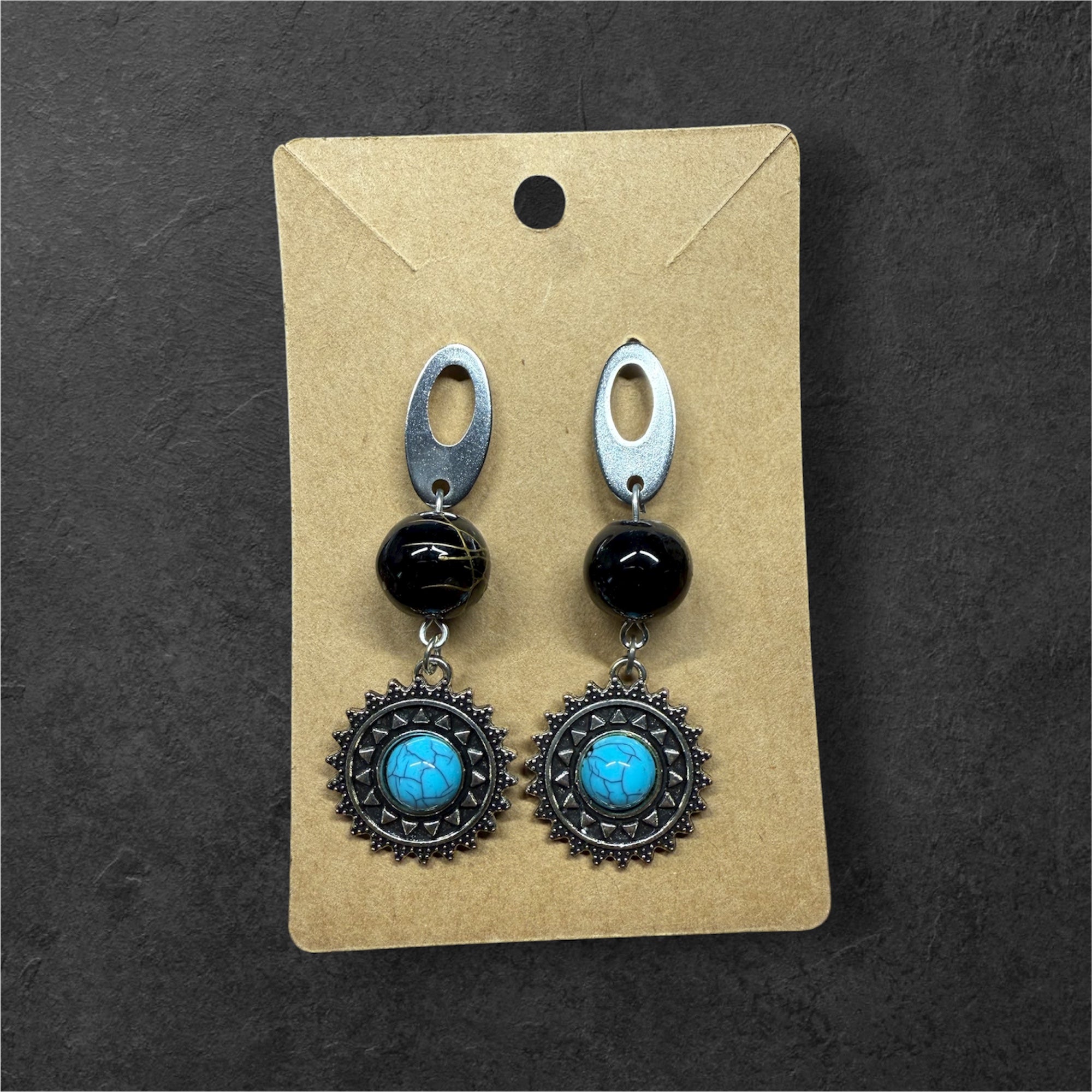 Boucles d’oreilles ethniques / pièce unique