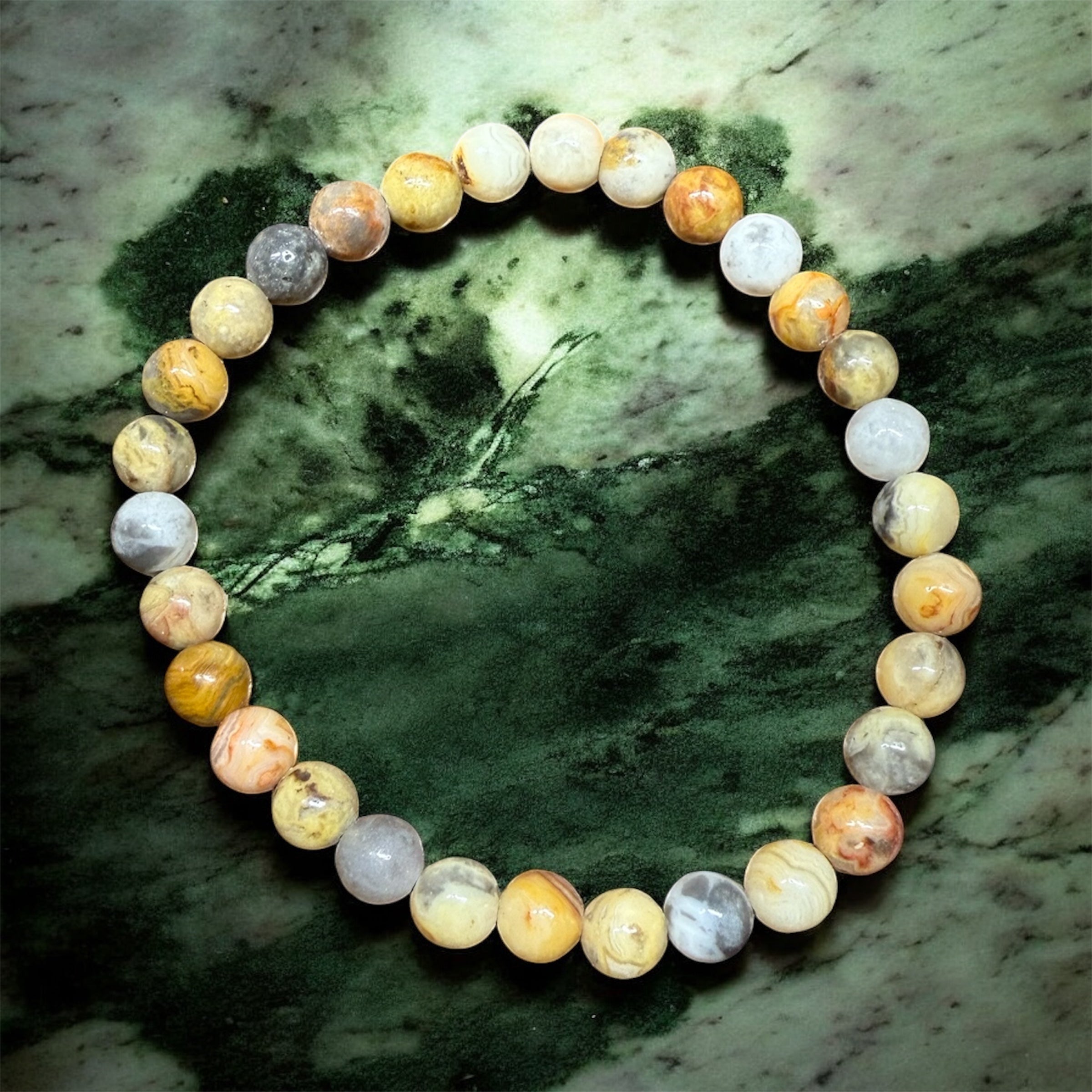 Bracelet en Agate crazy lace