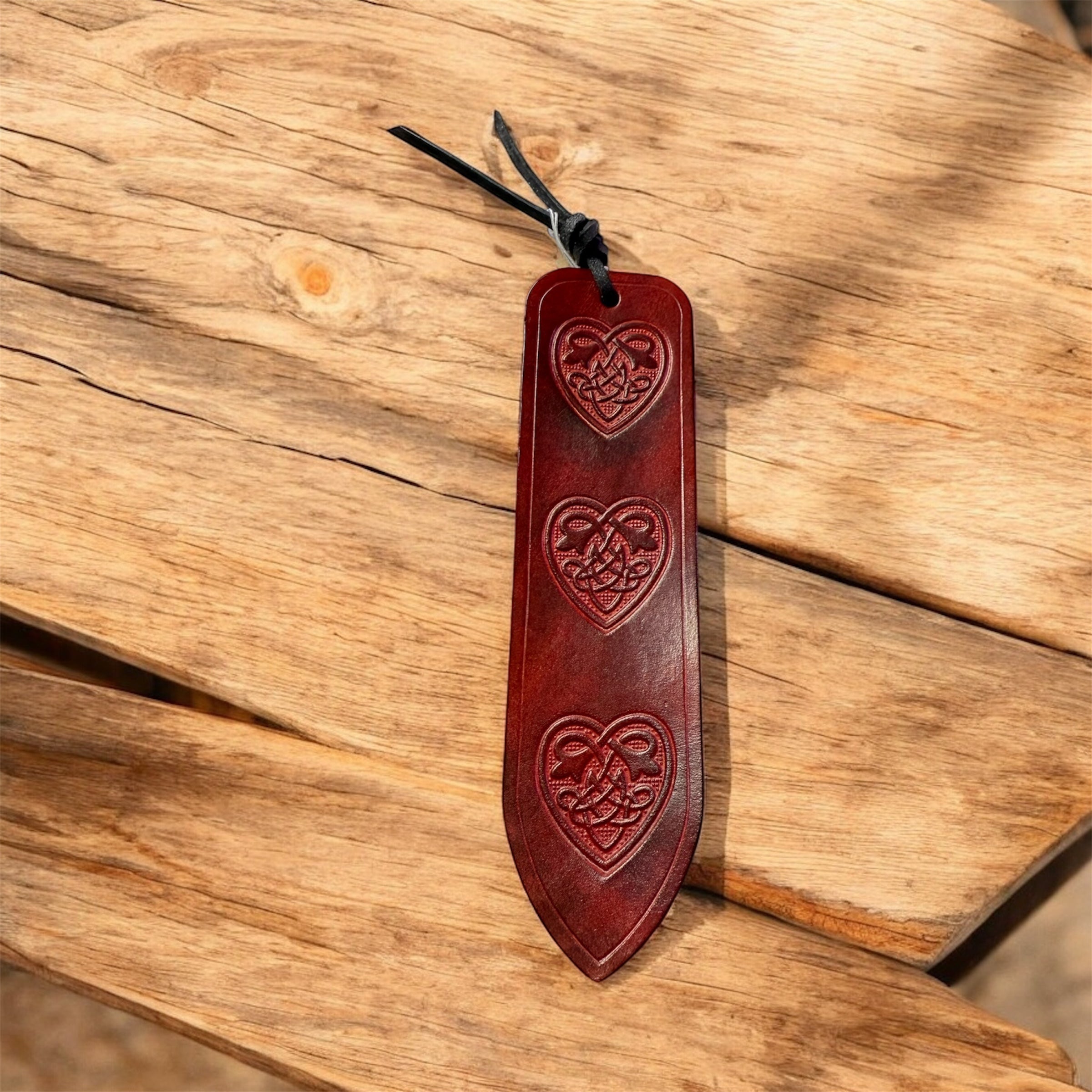 Marque page en cuir - Céline HELFER