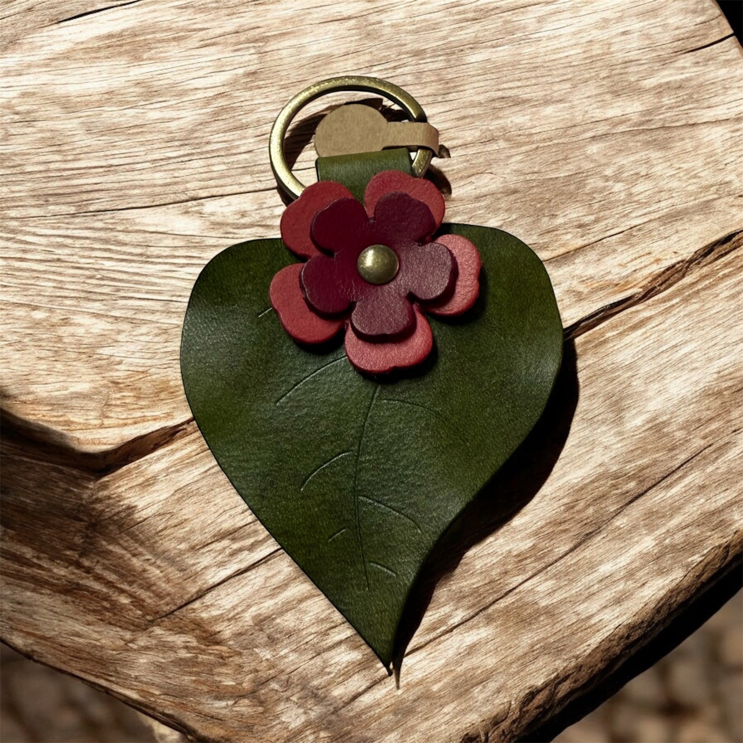 Porte clés cuir - Céline HELFER