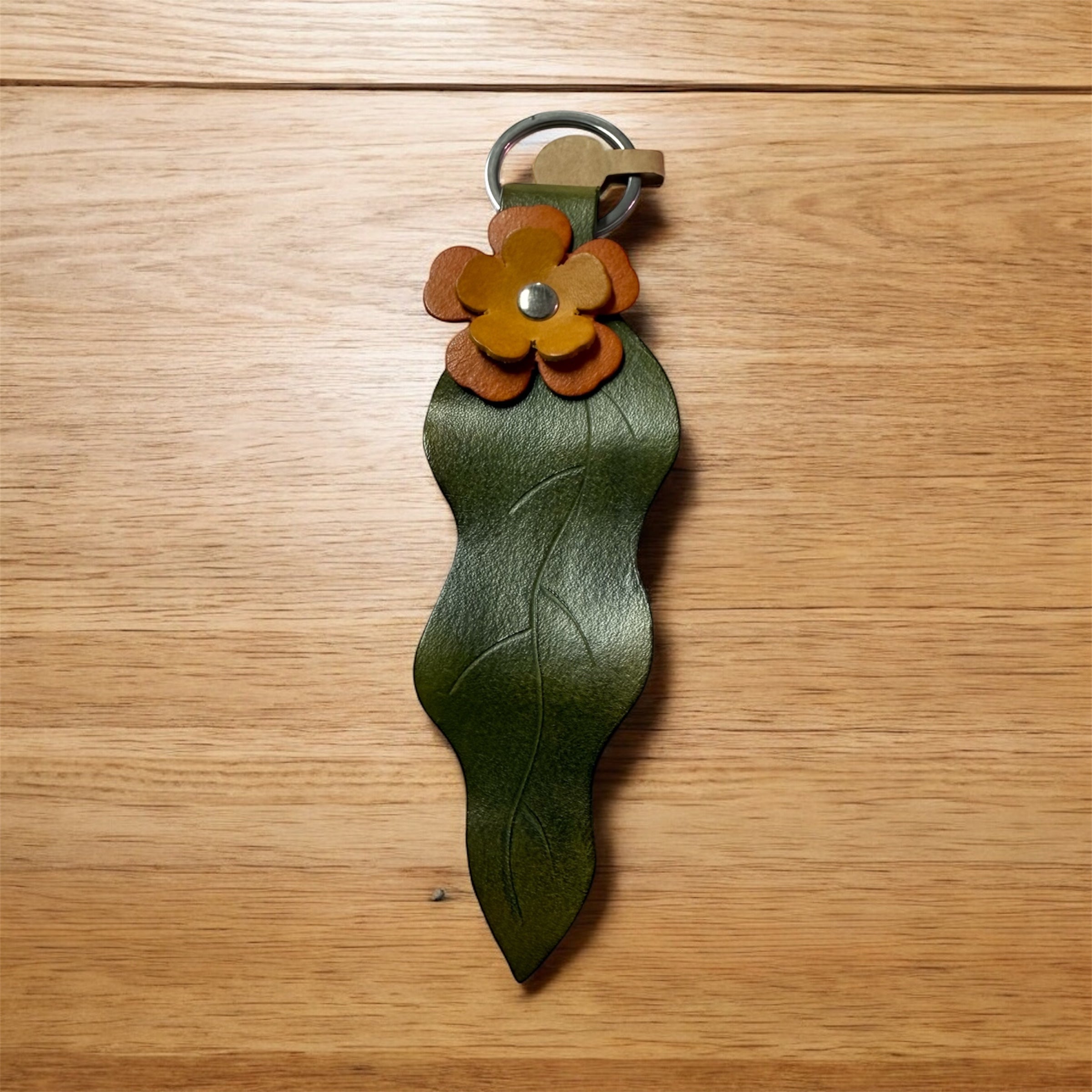 Porte clés cuir - Céline HELFER