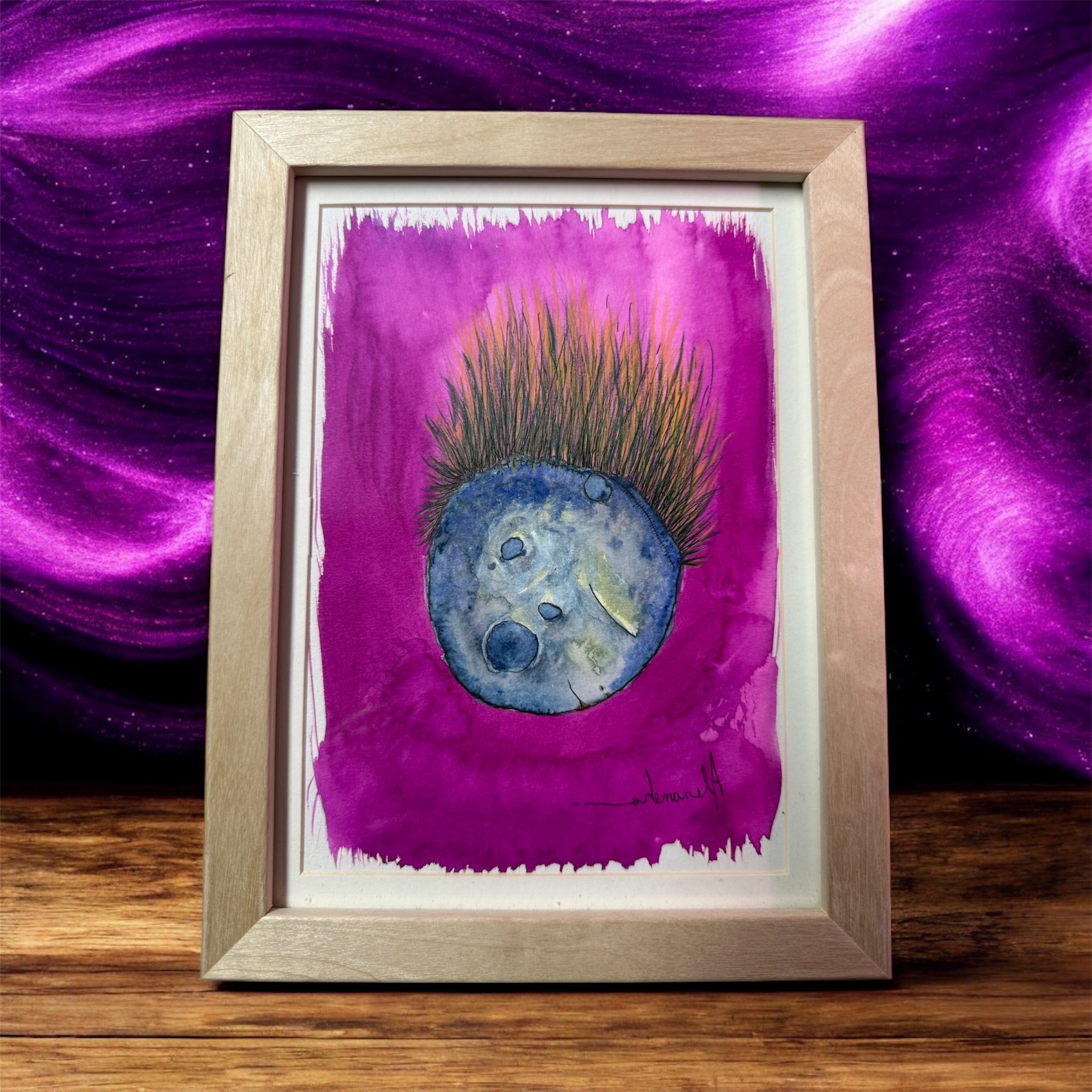 Cadre aquarelle - Alexandra