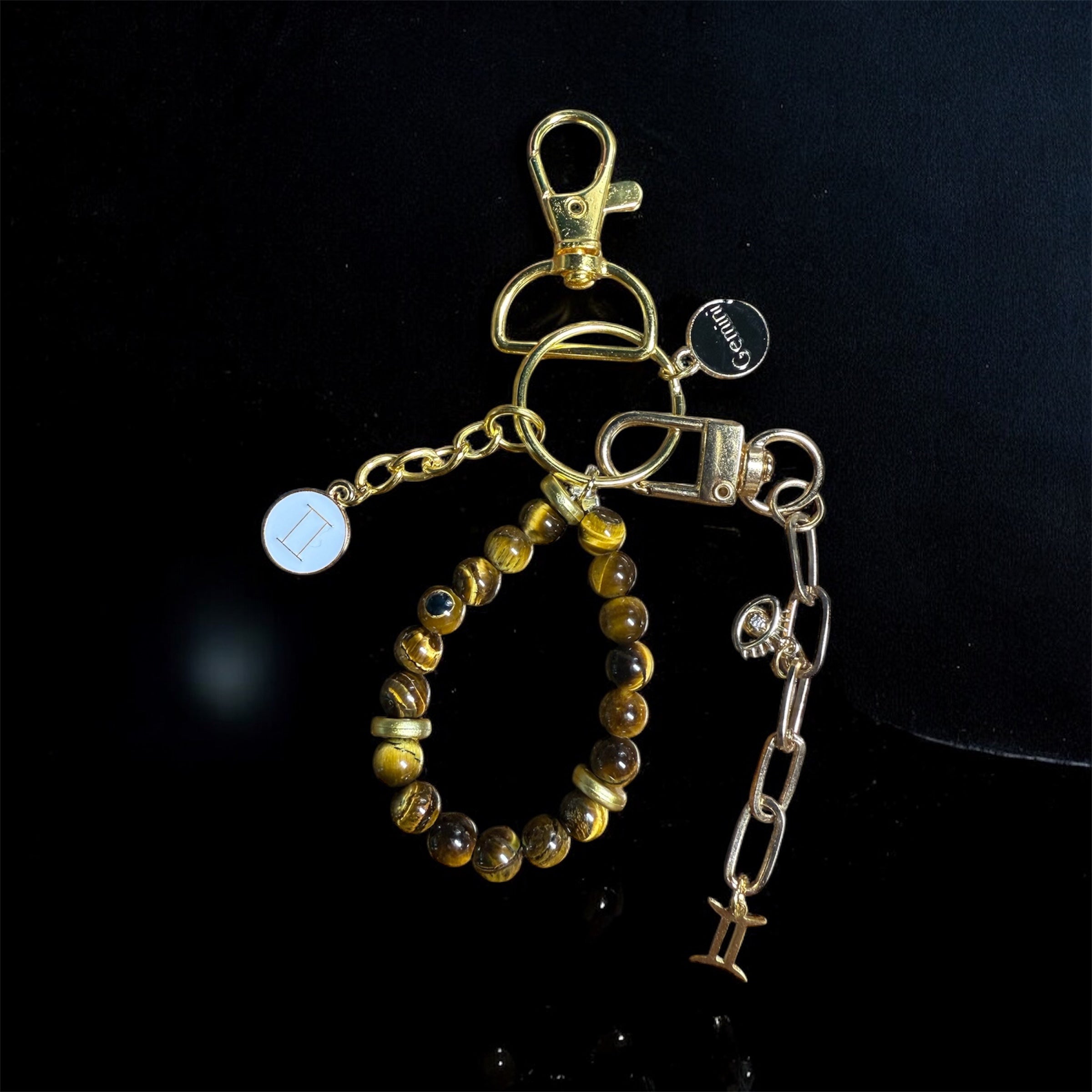 Bijoux de sac - Gémeaux / pièce unique