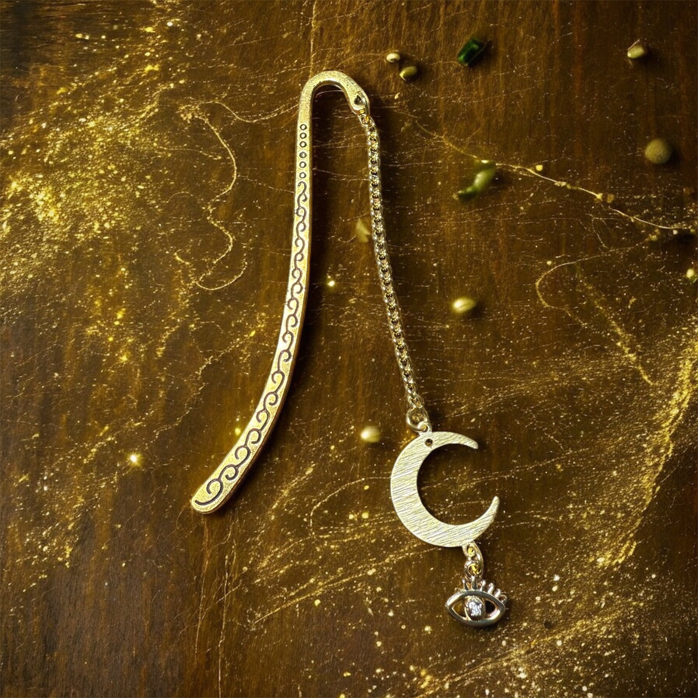 Marque page Lune et œil