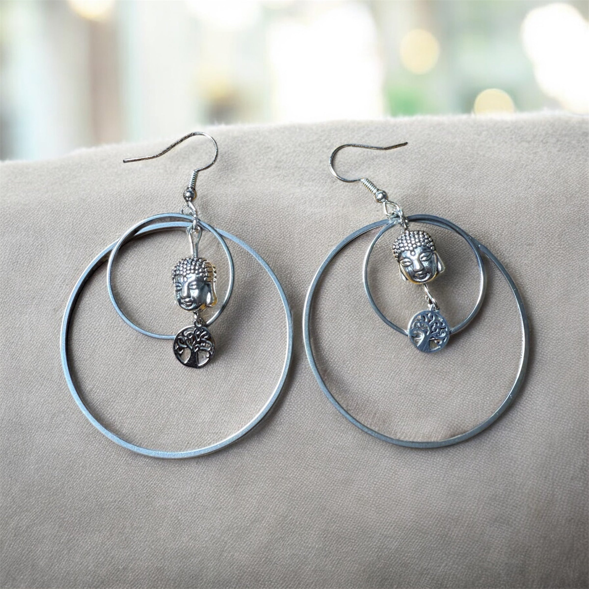 Boucles d’oreilles bouddha